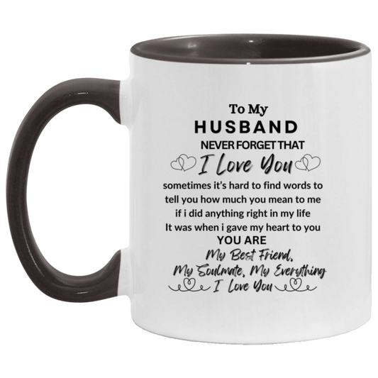 To My Husband Coffee Mug