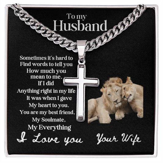 To My Husband Lions/ Add Name