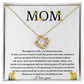 To My Mom Necklace, Mom Birthday Gift From Daughter, Mom Christmas Gift