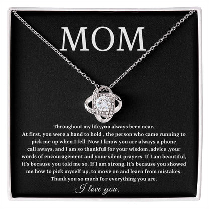 To My Mom Necklace, Mom Birthday Gift, Mother's Day Gift