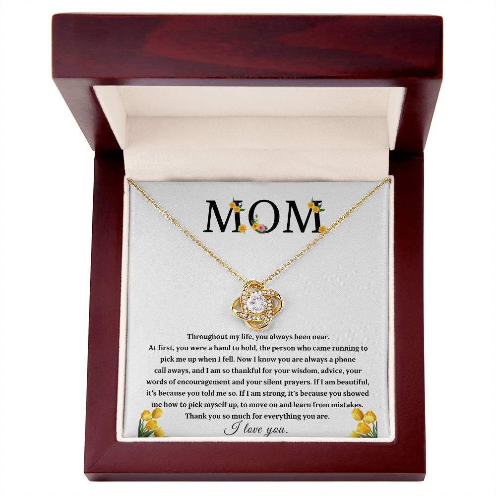 To My Mom Necklace, Mom Birthday Gift From Daughter, Mom Christmas Gift