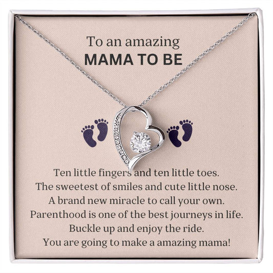 TO MY AMAZING MAMA TO BE LOVE NECKLACE